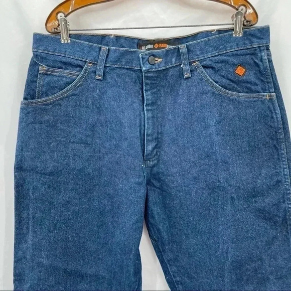 Wranglers Men’s Flame Resistant Relaxed Fit Jeans 36x30 - Picture 3 of 12